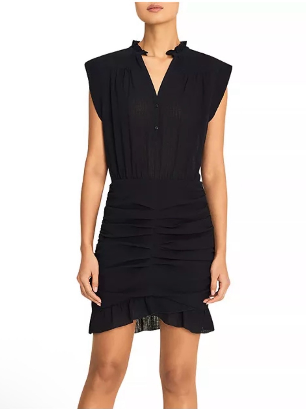 BA&SH Isa Dress navy size medium